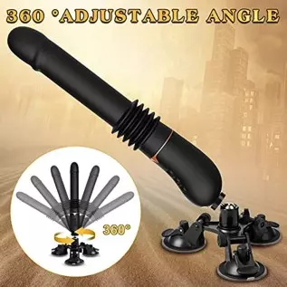 Sex Machine Thrusting Dildo Vibrator - Realistic Vibrating Dildo for Women with 3 Thrusts 7 Vibrations, Suction Cup Dildo for Cl Sex Machine Thrusting Dildo Vibrator - Realistic Vibrating Dildo for Women with 3 Thrusts 7 Vibrations, Suction Cup Dildo for Cl