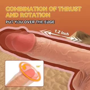 9.5" Thrusting Dildo Vibrator for Women - Huge Realistic Vibrating Dildo with 5 Thrusting Swing Modes 7 Vibrations, Strap On Dil 9.5" Thrusting Dildo Vibrator for Women - Huge Realistic Vibrating Dildo with 5 Thrusting Swing Modes 7 Vibrations, Strap On Dil