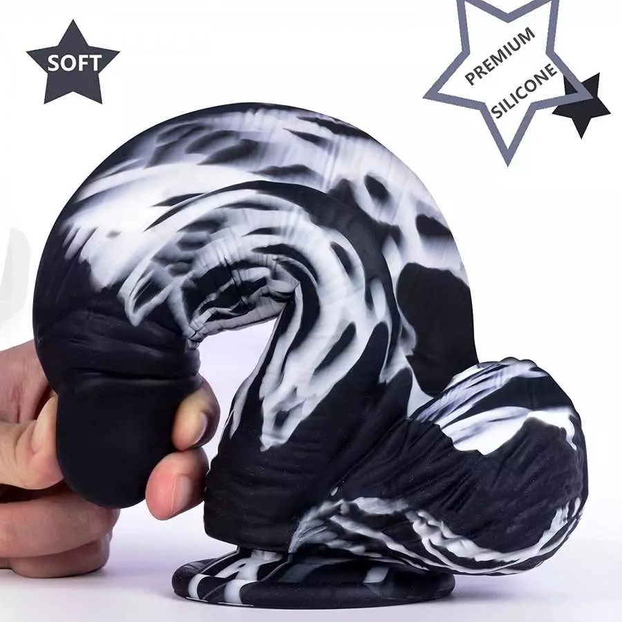 Huge Realistic Thick Dildos, 10 inch Silicone Giant Bad Dragon Dildo with Strong Suction Cup for Hands-Free Play, Large Big Mons