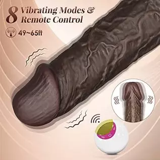 Thrusting Dildo Vibrator Sex Toy for Women - Dildos for Women Realistic Dildo with 8 Thrusts & Vibrations G Spot Vibrator Sex To Thrusting Dildo Vibrator Sex Toy for Women - Dildos for Women Realistic Dildo with 8 Thrusts & Vibrations G Spot Vibrator Sex To