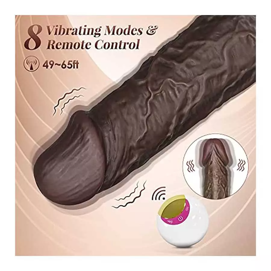 Thrusting Dildo Vibrator Sex Toy for Women - Dildos for Women Realistic Dildo with 8 Thrusts & Vibrations G Spot Vibrator Sex To