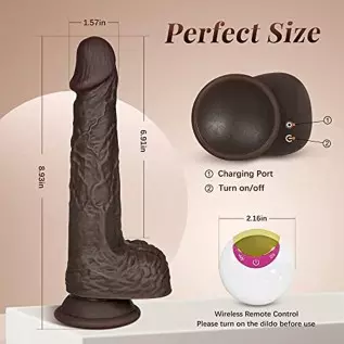 Thrusting Dildo Vibrator Sex Toy for Women - Dildos for Women Realistic Dildo with 8 Thrusts & Vibrations G Spot Vibrator Sex To Thrusting Dildo Vibrator Sex Toy for Women - Dildos for Women Realistic Dildo with 8 Thrusts & Vibrations G Spot Vibrator Sex To