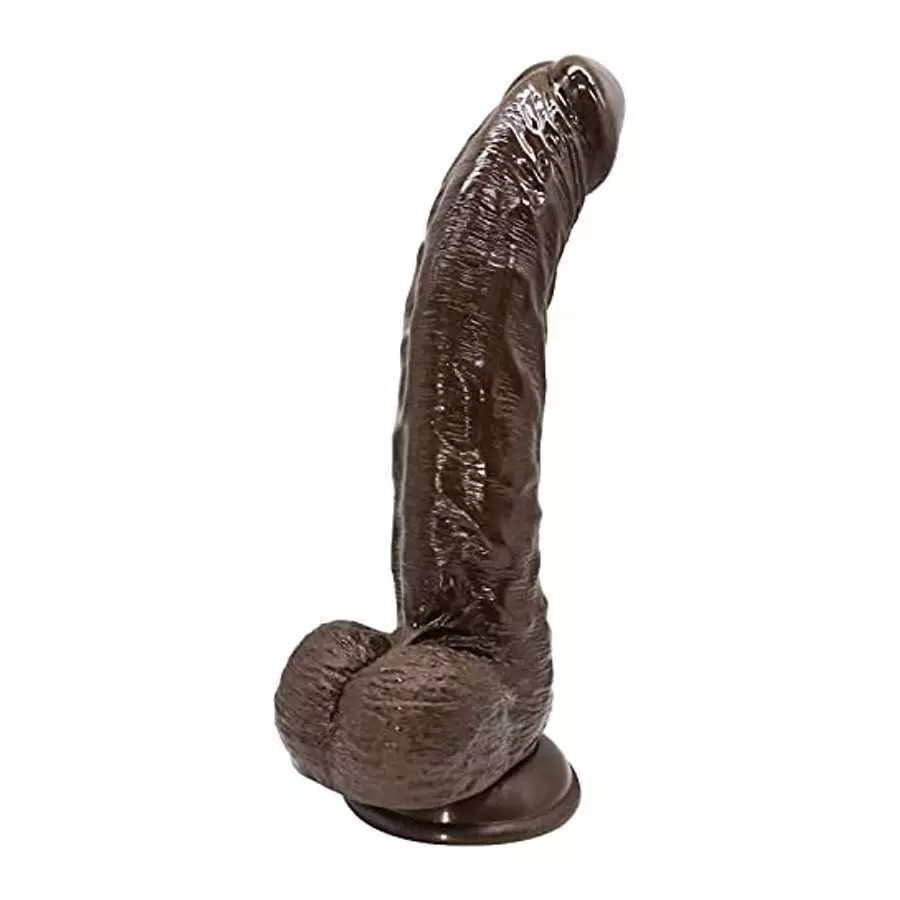 Huge Black Realistic Dildo with Strong Suction Cup Adult Sex Toys for Women Men, 9 Inch Big Soft Silicone Flexible Lifelike Dild Huge Black Realistic Dildo with Strong Suction Cup Adult Sex Toys for Women Men, 9 Inch Big Soft Silicone Flexible Lifelike Dild