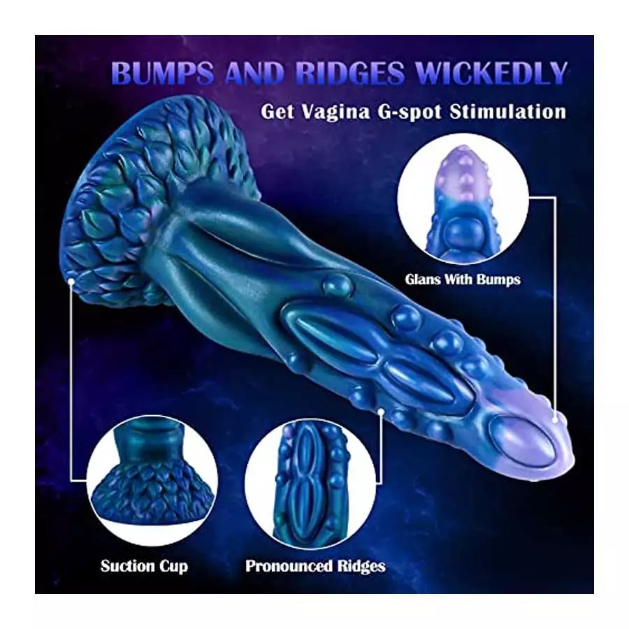 8.5" Realistic Dildo for Women and Men,Sex Toys Dragon Dildos Silicone Huge Big Anal Dildo with Strong Suction Cup for Hands-Fre