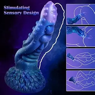 8.5" Realistic Dildo for Women and Men,Sex Toys Dragon Dildos Silicone Huge Big Anal Dildo with Strong Suction Cup for Hands-Fre