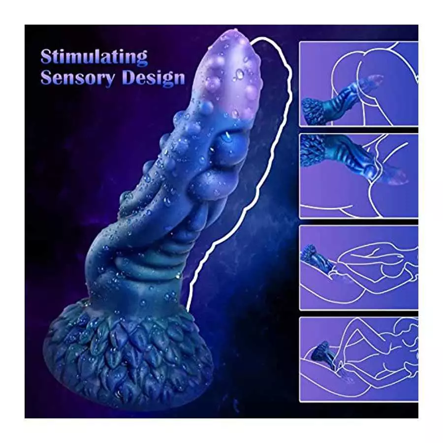 8.5" Realistic Dildo for Women and Men,Sex Toys Dragon Dildos Silicone Huge Big Anal Dildo with Strong Suction Cup for Hands-Fre