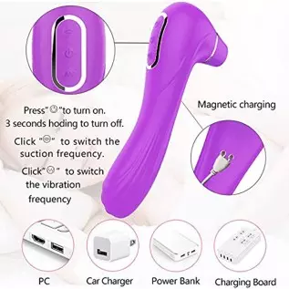 Clitoral Sucking Vibrators Sex Toys, Clitoralis Stimulator for Women Dildo Vibrator G-spot Vibrations, Clit Sucker for Nipple St