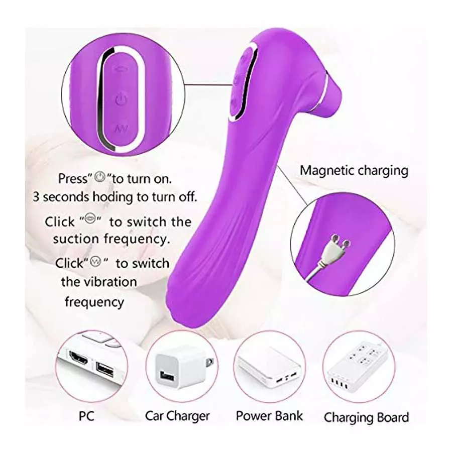 Clitoral Sucking Vibrators Sex Toys, Clitoralis Stimulator for Women Dildo Vibrator G-spot Vibrations, Clit Sucker for Nipple St