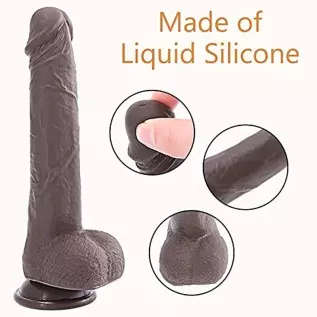 8.5" Thrusting Dildo Vibrator Sex Toys for Women,Black Realistic Dildos with Remote Control for Anal Clitoral G Spot Stimulation 8.5" Thrusting Dildo Vibrator Sex Toys for Women,Black Realistic Dildos with Remote Control for Anal Clitoral G Spot Stimulation