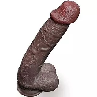 10.4'' Huge Realistic Dildo,Dual Density Liquid Silicone Giant Monster Penis with Strong Suction Cup for Women Vaginal and Anal