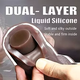 10.4'' Huge Realistic Dildo,Dual Density Liquid Silicone Giant Monster Penis with Strong Suction Cup for Women Vaginal and Anal