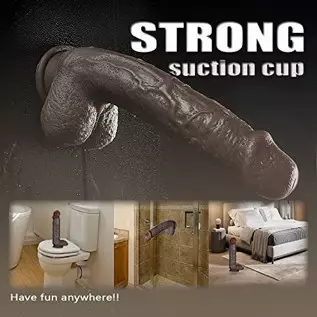 10.4'' Huge Realistic Dildo,Dual Density Liquid Silicone Giant Monster Penis with Strong Suction Cup for Women Vaginal and Anal
