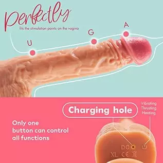 9.8'' Thrusting Dildo Vibrator with Vibrating and Heating Realistic Vibrating Dildo with Big Size Thick Vibrating Dildo for Wome 9.8'' Thrusting Dildo Vibrator with Vibrating and Heating Realistic Vibrating Dildo with Big Size Thick Vibrating Dildo for Wome