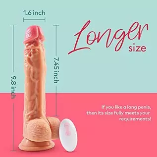 9.8'' Thrusting Dildo Vibrator with Vibrating and Heating Realistic Vibrating Dildo with Big Size Thick Vibrating Dildo for Wome 9.8'' Thrusting Dildo Vibrator with Vibrating and Heating Realistic Vibrating Dildo with Big Size Thick Vibrating Dildo for Wome