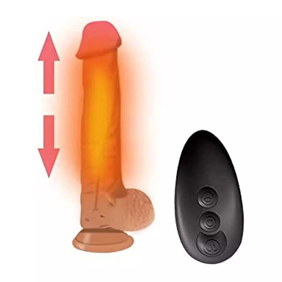 Thrusting Dildo Vibrator with Vibrating and Heating Realistic Vibrating Dildo with Big Size 8.7 inch for Women Sex Toy Silicone Thrusting Dildo Vibrator with Vibrating and Heating Realistic Vibrating Dildo with Big Size 8.7 inch for Women Sex Toy Silicone