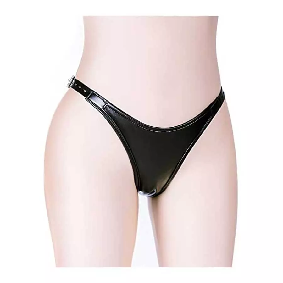 MFMYEE BDSM Silicone Dildo,Strap-On Double-Headed Penis Detachable Leather Pants Men and Women Masturbation Panties Vaginal Plug