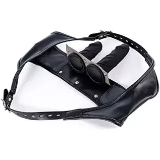 MFMYEE BDSM Silicone Dildo,Strap-On Double-Headed Penis Detachable Leather Pants Men and Women Masturbation Panties Vaginal Plug