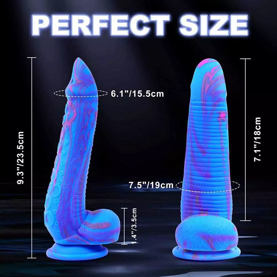 Realistic Dildo with Suction Cup-Adult Sex Toy for Woman Man,Huge Thick Silicone Dildo,Dildos Prostate Massager Tentacle Dildos