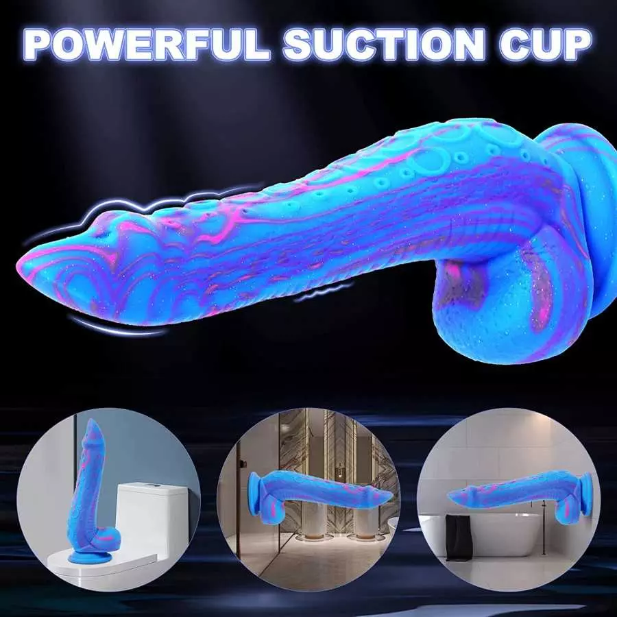 Realistic Dildo with Suction Cup-Adult Sex Toy for Woman Man,Huge Thick Silicone Dildo,Dildos Prostate Massager Tentacle Dildos