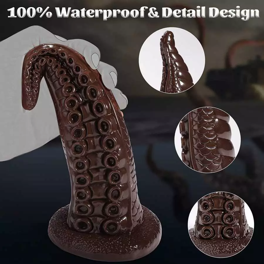Fantasy Realistic Dildo for Hand-Free Play, Tentacle Dildos with Strong Suction Cup, Amazing Dragon Dildo Adult Toys for Women G