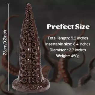 Fantasy Realistic Dildo for Hand-Free Play, Tentacle Dildos with Strong Suction Cup, Amazing Dragon Dildo Adult Toys for Women G