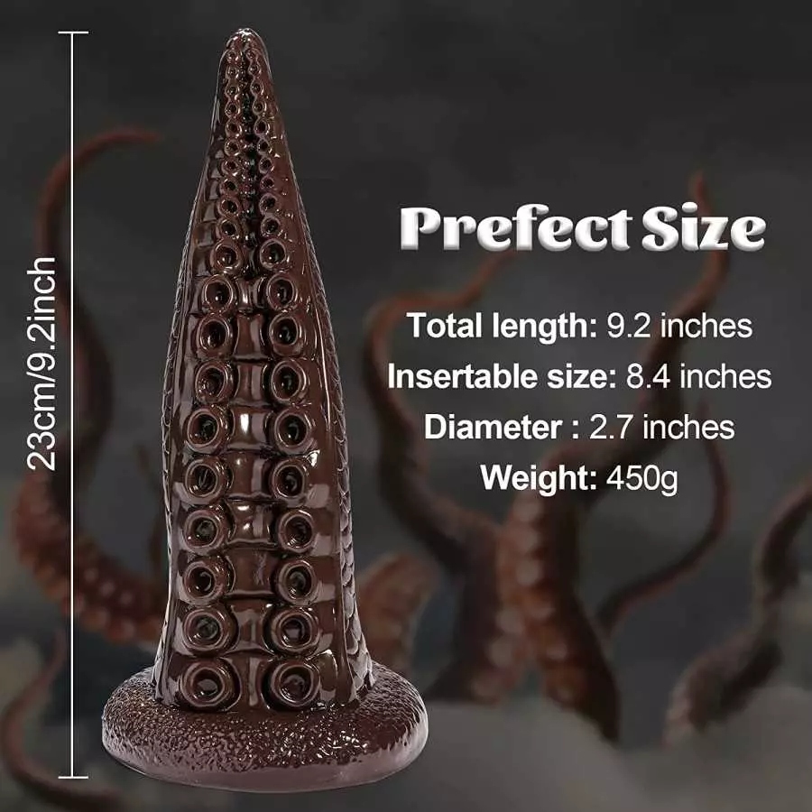 Fantasy Realistic Dildo for Hand-Free Play, Tentacle Dildos with Strong Suction Cup, Amazing Dragon Dildo Adult Toys for Women G
