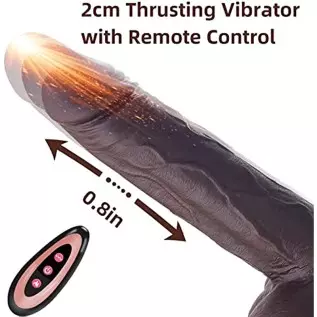 8.7" Realistic Vibrating Thrusting Dildo Vibrator Adult Sex Toy for Women 3 Thrusting & Rotation 9 Vibration & Licking Modes - H 8.7" Realistic Vibrating Thrusting Dildo Vibrator Adult Sex Toy for Women 3 Thrusting & Rotation 9 Vibration & Licking Modes - H