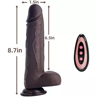 8.7" Realistic Vibrating Thrusting Dildo Vibrator Adult Sex Toy for Women 3 Thrusting & Rotation 9 Vibration & Licking Modes - H 8.7" Realistic Vibrating Thrusting Dildo Vibrator Adult Sex Toy for Women 3 Thrusting & Rotation 9 Vibration & Licking Modes - H