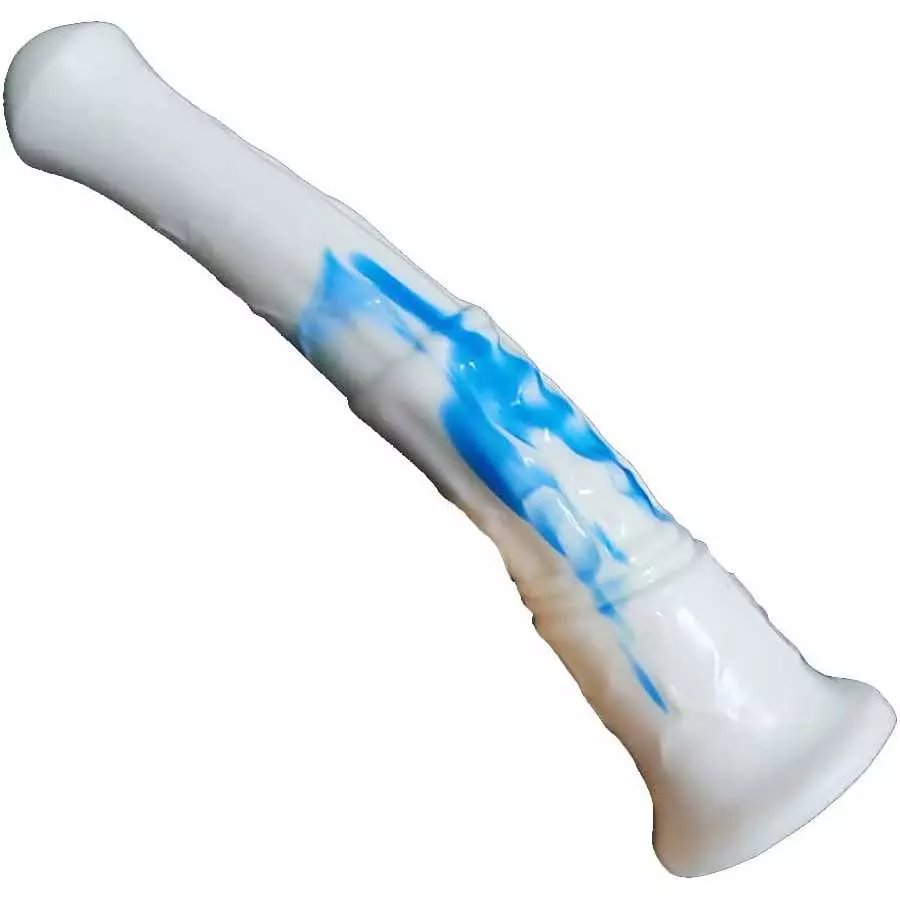 Multi Color Soft Flexible Animal Artificial Horse Dildo Silicone Dildo Toy Adult Sex Toy for Women with Suction (Red+Black)