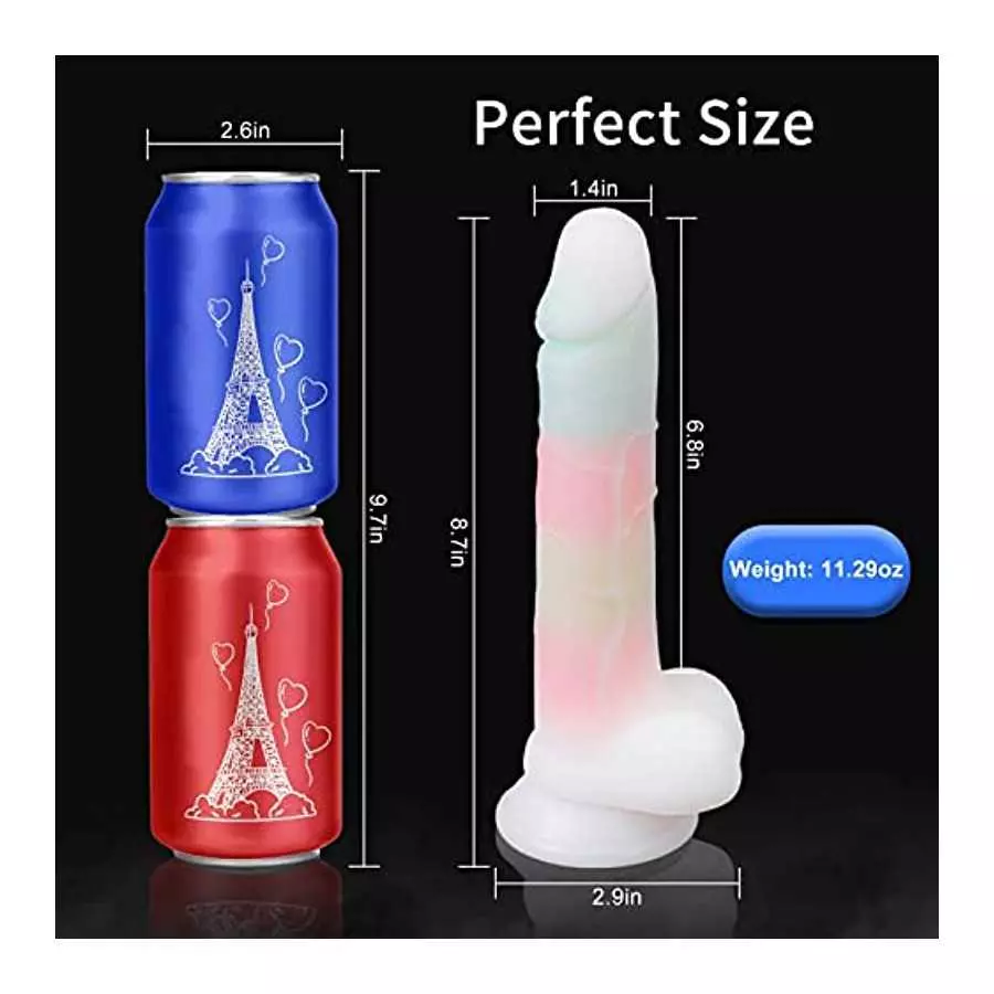 8.7''Realistic Dildo Sex Toy with Strong Suction Cup Sex Toys Dildos, G spot and Anal Adult Sensory Sex Toys for Women