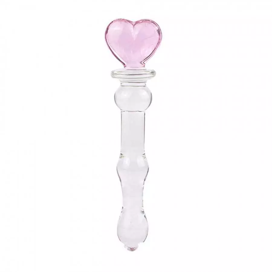 Epichao Novelties Glass Dildo Crystal Penis Glass Wand G-spot Stimulation Female Masturbator (Heart) Epichao Novelties Glass Dildo Crystal Penis Glass Wand G-spot Stimulation Female Masturbator (Heart)