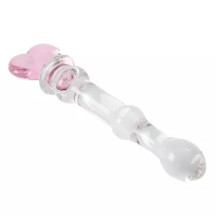 Epichao Novelties Glass Dildo Crystal Penis Glass Wand G-spot Stimulation Female Masturbator (Heart) Epichao Novelties Glass Dildo Crystal Penis Glass Wand G-spot Stimulation Female Masturbator (Heart)