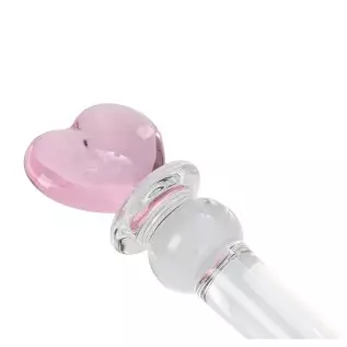 Epichao Novelties Glass Dildo Crystal Penis Glass Wand G-spot Stimulation Female Masturbator (Heart) Epichao Novelties Glass Dildo Crystal Penis Glass Wand G-spot Stimulation Female Masturbator (Heart)