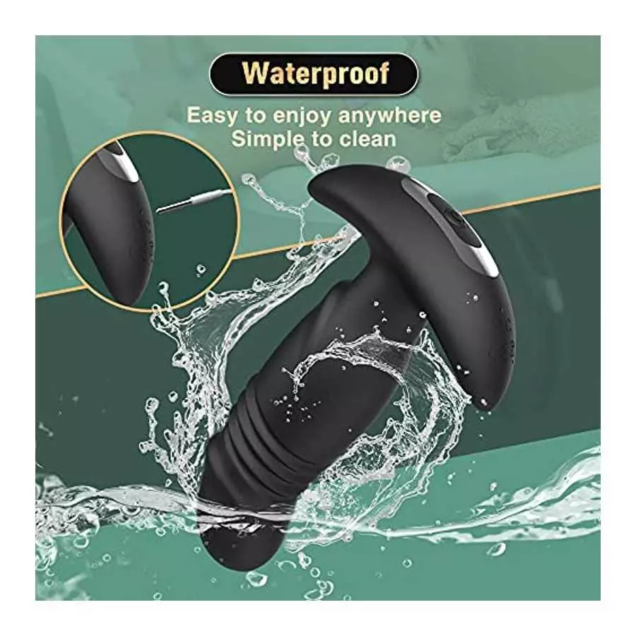 Adult&nbsp;Sex&nbsp;Toy&nbsp;for Men Women Thrusting&nbsp;Anal&nbsp;Vibrators&nbsp;with&nbsp;APP&nbsp;Remote Control Prostate&nbsp;Massager with 9 Vibrating & 3 Thrusting, A
