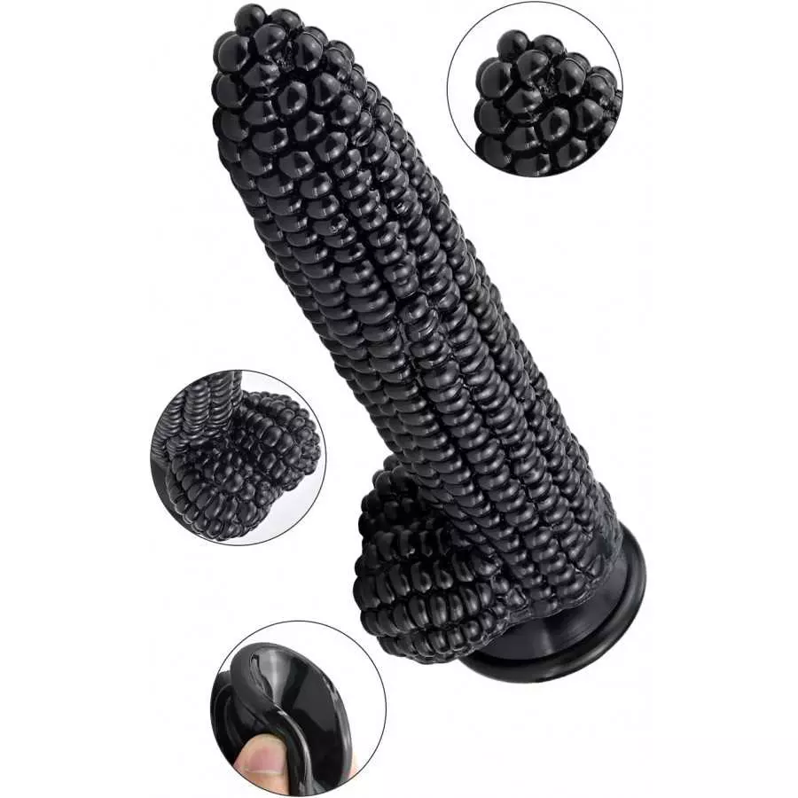 G-spot Massage Dildo, 8.26 inch Novelties Vegetable Penis, Big Realistic Cock with Suction Cup and Big Bumps, Fetish Adult Sex T