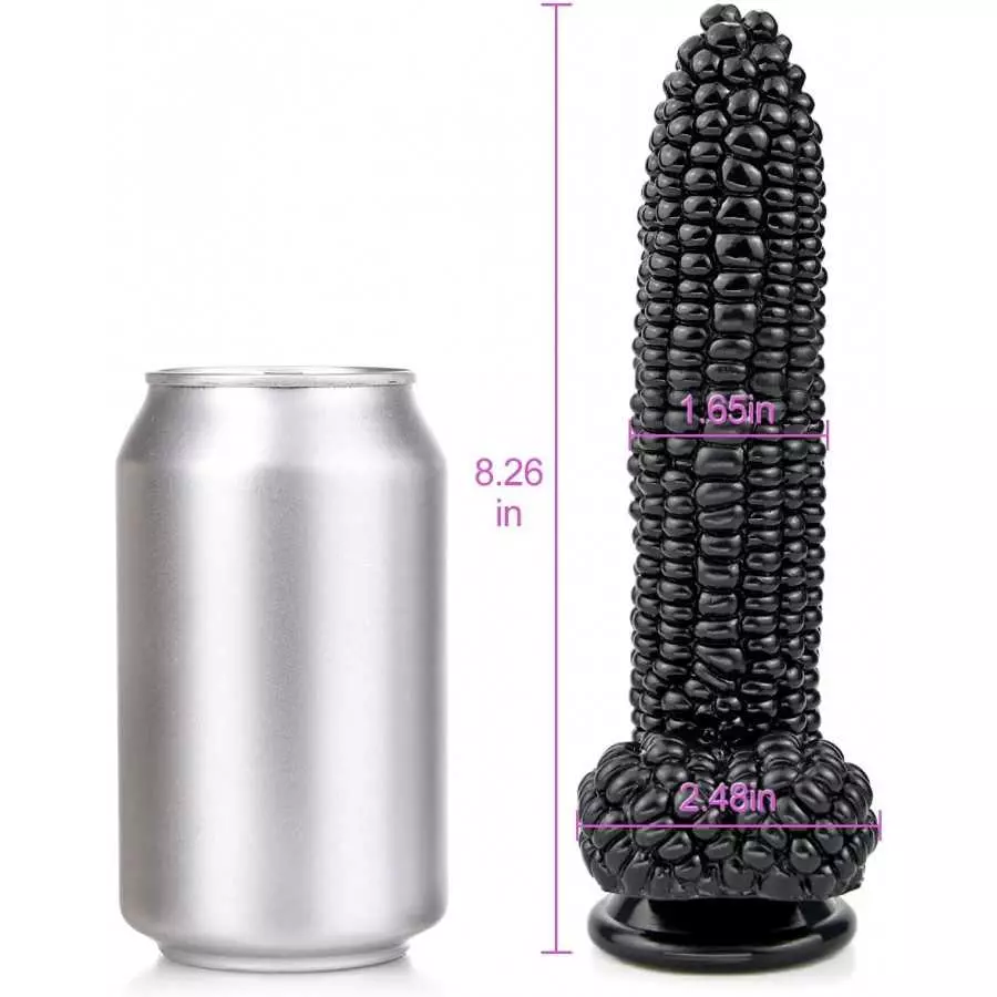 G-spot Massage Dildo, 8.26 inch Novelties Vegetable Penis, Big Realistic Cock with Suction Cup and Big Bumps, Fetish Adult Sex T