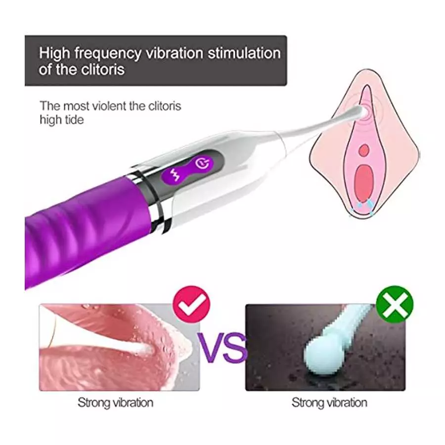 High-Frequency Clitoral Vibrators for Women Powerful G Spot Vibrator Clitoris Massager Anal Vibrating Dildo for Women Vaginal St
