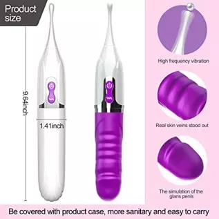 High-Frequency Clitoral Vibrators for Women Powerful G Spot Vibrator Clitoris Massager Anal Vibrating Dildo for Women Vaginal St