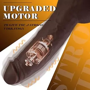7" Realistic Dildo Vibrator Sex Toy with Strong Motor and 10 Modes of Vibrations, Black Vibrating Anal Dildos for Vagina and Ana 7" Realistic Dildo Vibrator Sex Toy with Strong Motor and 10 Modes of Vibrations, Black Vibrating Anal Dildos for Vagina and Ana