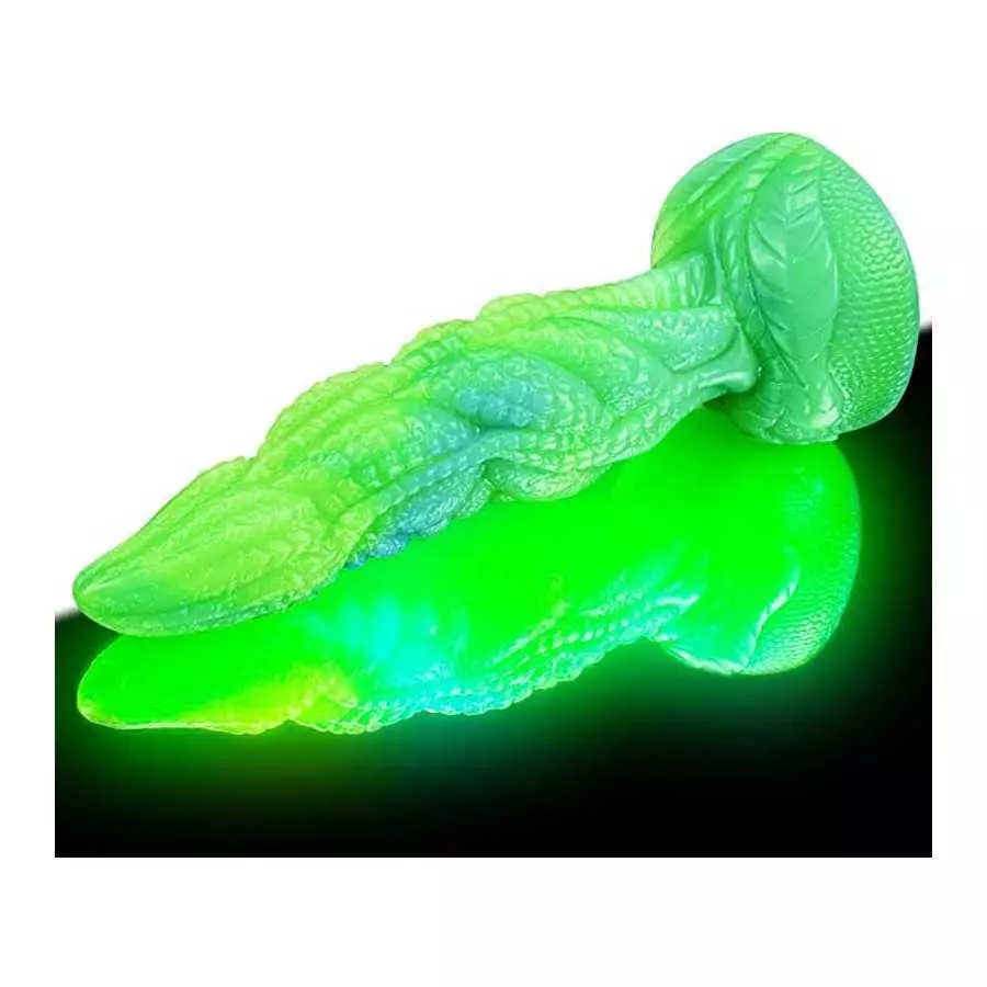 8.1in Luminous Monster Realistic Dildo with Strong Suction Cup, Leyuto Basilisk Dragon Silicone Anal Dildos Flexible Cock with C 8.1in Luminous Monster Realistic Dildo with Strong Suction Cup, Leyuto Basilisk Dragon Silicone Anal Dildos Flexible Cock with C