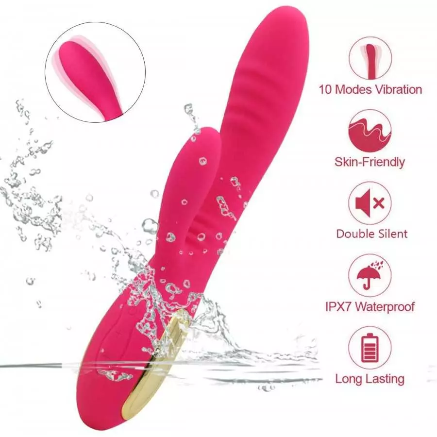 Geat Adult Toys Women Sexual Rabbit Machine Woman Cheap Men Toy Female Tools for Thrusting Machine Small TDBF (Pink)