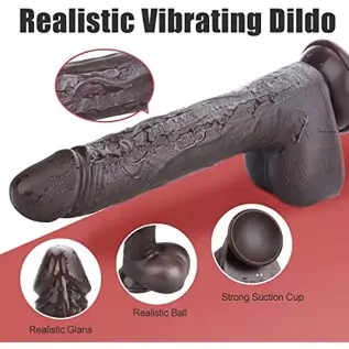 9.2 Inch Thrusting Vibrating Dildo Sex Toys for Women, Realistic Dildos with 3 Thrusting & 5 Vibrations Modes for G Spot Clitora 9.2 Inch Thrusting Vibrating Dildo Sex Toys for Women, Realistic Dildos with 3 Thrusting & 5 Vibrations Modes for G Spot Clitora