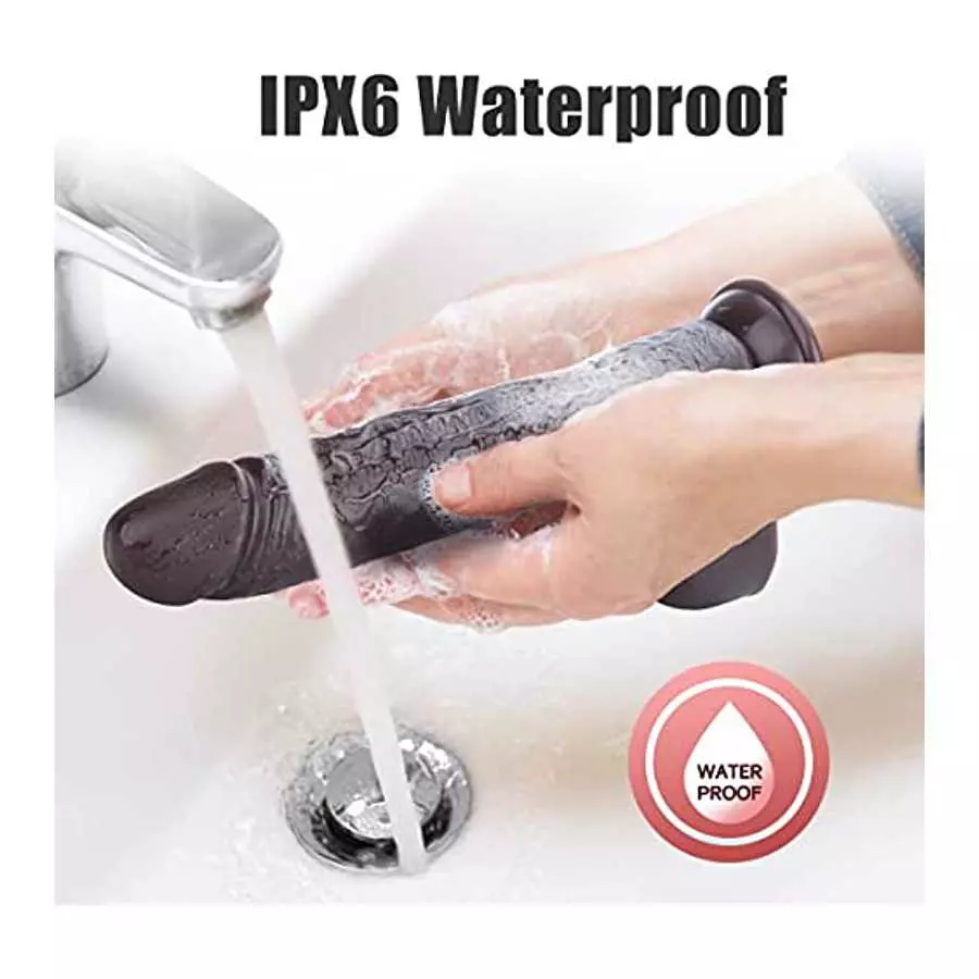 9.2 Inch Thrusting Vibrating Dildo Sex Toys for Women, Realistic Dildos with 3 Thrusting & 5 Vibrations Modes for G Spot Clitora