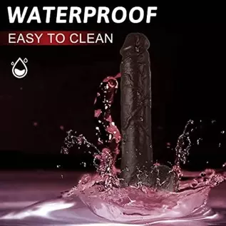 9.1Inch Realistic Dildo for Women,Big Lifelike Penis Dildos with Strong Suction Cup for Hands-Free Play,Brown Black Cock Masturb 9.1Inch Realistic Dildo for Women,Big Lifelike Penis Dildos with Strong Suction Cup for Hands-Free Play,Brown Black Cock Masturb