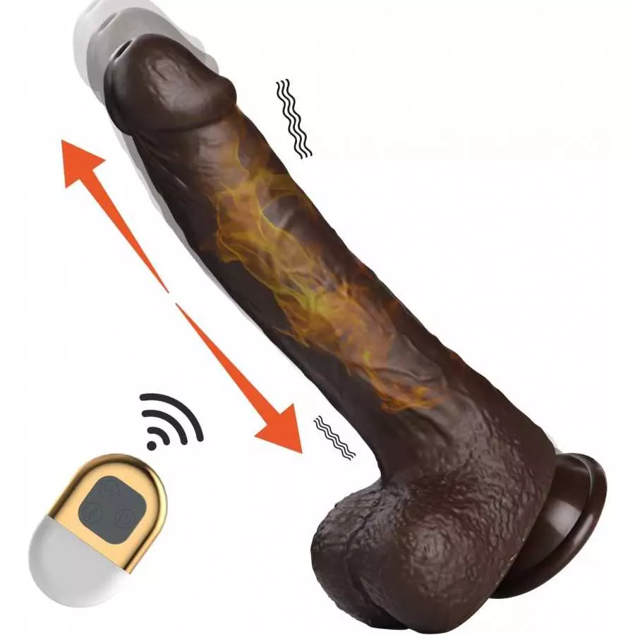 Thrusting Realistic Dildo Sex Toy for Women, G Spot Clitoral Anal Stimulator Vibrating Dildo, Silicone Suction Cup Dildo for Men Thrusting Realistic Dildo Sex Toy for Women, G Spot Clitoral Anal Stimulator Vibrating Dildo, Silicone Suction Cup Dildo for Men