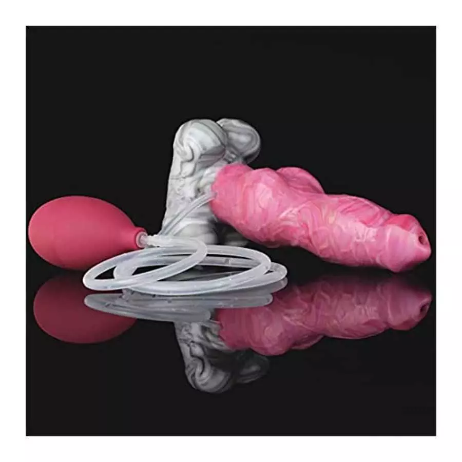 FRRDEI Squirting Realistic Dildo Smaller Size 6.9inch, Ejaculation G Spot Dog Dildo Silicone Animal Dildo Wolf Canine Anal Sex T FRRDEI Squirting Realistic Dildo Smaller Size 6.9inch, Ejaculation G Spot Dog Dildo Silicone Animal Dildo Wolf Canine Anal Sex T