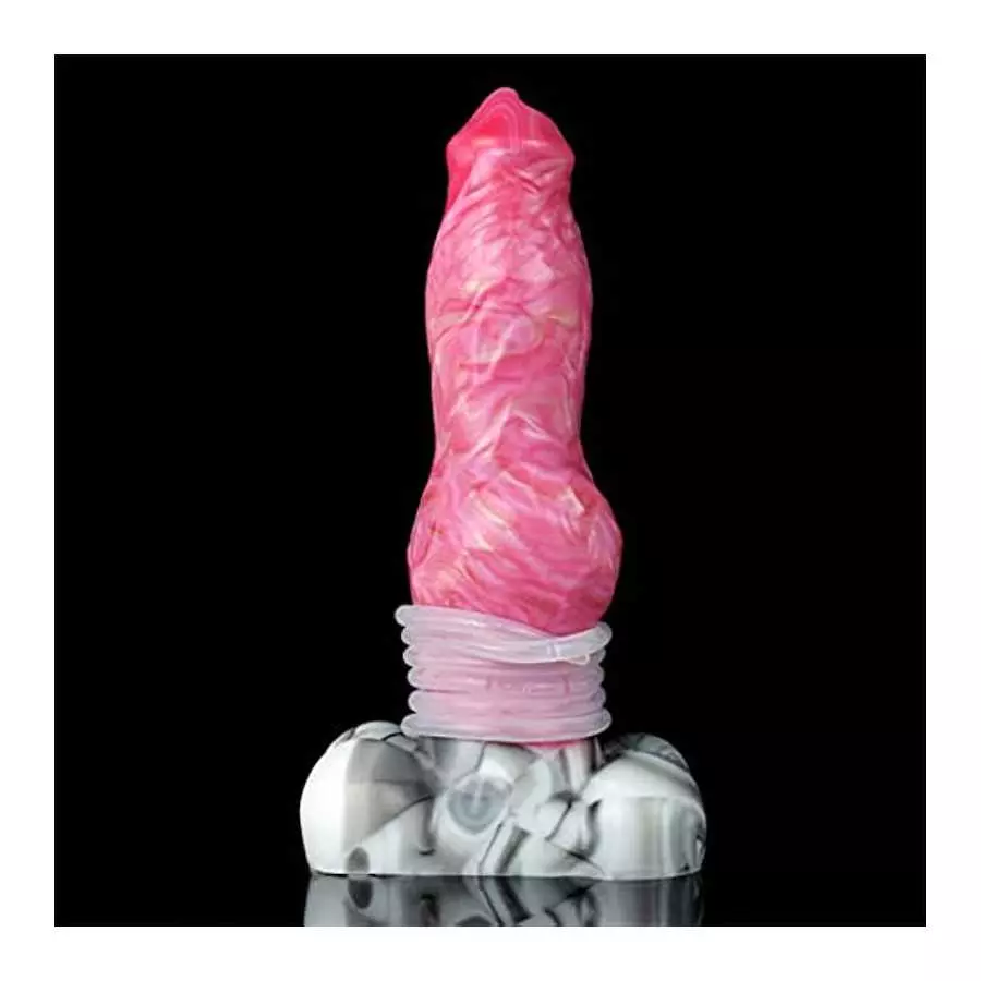 FRRDEI Squirting Realistic Dildo Smaller Size 6.9inch, Ejaculation G Spot Dog Dildo Silicone Animal Dildo Wolf Canine Anal Sex T