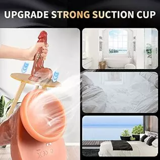 Thrusting Dildo Vibrator Sex Toys for Women, Realistic Dildos Like Real Skin for G-spot Anal Stimulation with 3 Thrusting &5 Vib Thrusting Dildo Vibrator Sex Toys for Women, Realistic Dildos Like Real Skin for G-spot Anal Stimulation with 3 Thrusting &5 Vib