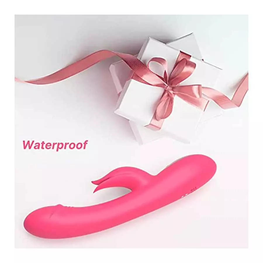 Rabbit Vibrator G Spot Rotating Dildo Vagina Vibrators Clitoral Stimulator, Female Massager with 10 Vibrating 3 Rotating Modes S