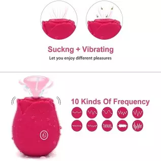 Rose Toy Vibrator for Woman,Clitoral Stimulator Licking Thrusting G Spot Dildo Vibrator with 10 Modes,Rose Adult Sex Toys Games, Rose Toy Vibrator for Woman,Clitoral Stimulator Licking Thrusting G Spot Dildo Vibrator with 10 Modes,Rose Adult Sex Toys Games,